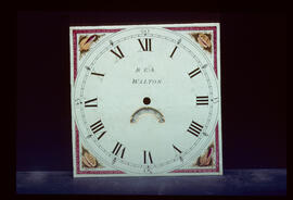 Walker & Hughes, Birmingham: Square dial, 1815–20 / Clockmaker: Rea, Walton–on–Trent, 1785