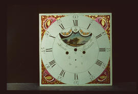 Whitacre, Halifax: 12 o'clock moon dial, 1810? / Clockmaker: Stones, Blackburn, 1820