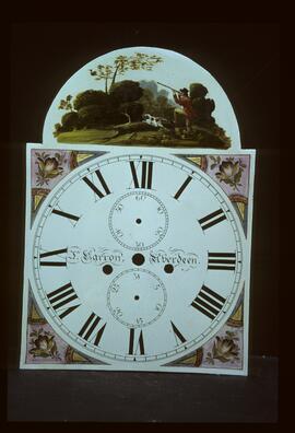 Unknown maker, Birmingham: Picture in arch dial / Clockmaker: John Barron, Aberdeen, 1801–52