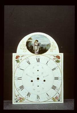 Beilby Hawthorne & Whitaker, Newcastle: Low oval in arch dial, 1795–1815 / Clockmaker: Emanuel Burton, Kendal, 1732–1830