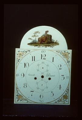 Edward Owen, Birmingham: Picture in arch dial, 1805–10 / Clockmaker: Grocot, Holywell, 1800