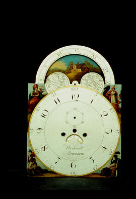 Edward Owen, Birmingham: Arched with moon dial, 1803+ / Clockmaker: William Bucknell, Burslem, 1790–1800