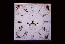 James Wilson, Birmingham: Square dial, 1785+ / Clockmaker: Richard Evans, Welshpool, 1789–95