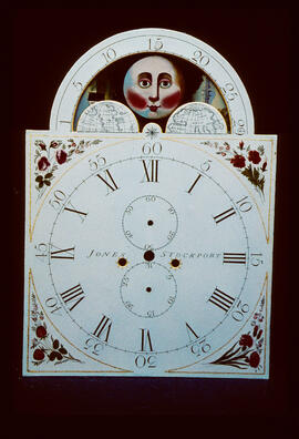 Unknown maker, Manchester: Arched with moon dial / Clockmaker: John Jones, Stockport, 1753-1800