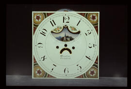 Samuel Wilkes, Birmingham: 12 o'clock moon dial, 1829–52 / Clockmaker: Houghton, Ormskirk, 1806–55