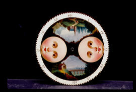 James Wilson, Birmingham: Moon dial, c.1785 / Clockmaker: Thomas Barrow, Stockport, 1784