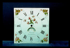 James Wilson, Birmingham: Square dial, 1790 / Clockmaker: Wooley, Tenterden, 1789