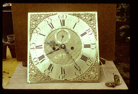 Unknown maker: Brass square dial / Clockmaker: William Lawson, Newton (Le Willows), 1738–1805