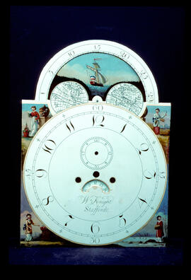N. Porter, Birmingham: Arched with moon dial, c.1810 / Clockmaker: William Knight, Stafford, c.1813