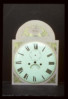 William Finnemore, Birmingham: Brass arched dial, 1828–36 / Clockmaker: Mosley, Neath, 1804–44