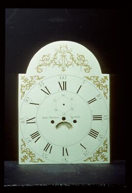 Beard & Company, Birmingham: Gesso in arch dial, 1790s / Clockmaker; John Norton, Ipswich, 1790s