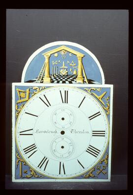 Unknown maker, Newcastle: Picture in arch dial / Clockmaker: John Barraclough II, Thornton, 1837–80