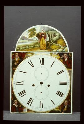 Unknown maker, Scottish made: Picture in arch dial / Clockmaker: John Todd, Troondale, 1823–37