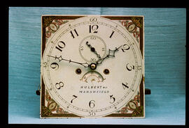 Edward Owen, Birmingham: Square dial, 1815–20 / Clockmaker: Charlotte Hulbert, Marshfield, 1830