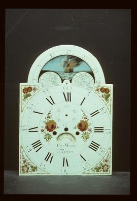 Thomas Osborne, Birmingham: Arched with moon dial, c.1795 / Clockmaker: George Monks, Prescot, 1750–1815