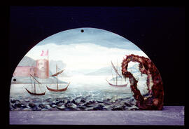 Unknown maker: Automata dial (arch) / Clockmaker: Robert Wood, London