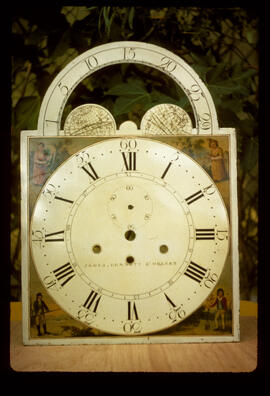 Whittaker & Shreve, Halifax: Arched with moon dial / Clockmaker: James Dennett, St Helens, 1822