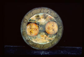 Unknown maker, Manchester: Moon dial (before restoration) / Clockmaker: Nathaniel Brown, Manchester