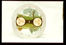 Unknown maker: Moon dial (after restoration) / Clockmaker: John Oliver, Manchester, 1683–1766