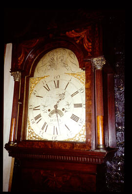 Unknown maker: Brass arched dial / Clockmaker: John Whitehurst, Derby and London, 1713–88