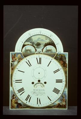 Walker & Hughes, Birmingham: Arched with moon dial, c.1830–35 / Clockmaker: Jos. Churton, Whitchurch, 1799–1836