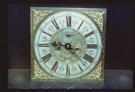 Unknown maker, Dublin: Brass square dial / Clockmaker: William Marshall, Dublin