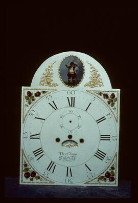 James Wilson, Birmingham: High oval in arch dial, 1790s / Clockmaker: Thomas Chune, Shifnal, 1795