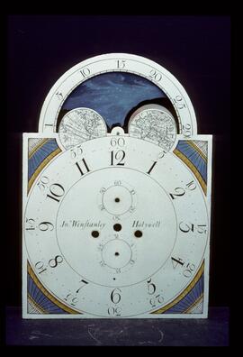 James Wilson, Birmingham: Arched with moon dial, c.1800s / Clockmaker: John Winstanley, Holywell, 1791–1840