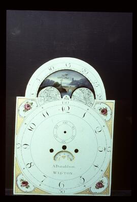 Walker & Finnemore, Birmingham: Arched with moon dial, c.1810 / Clockmaker: A. Donaldson, Kendal