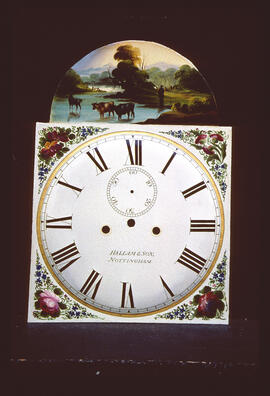 William Finnemore, Birmingham: Picture in arch dial, 1840s / Clockmaker: Hallam & Son, Nottingham, 1849–56