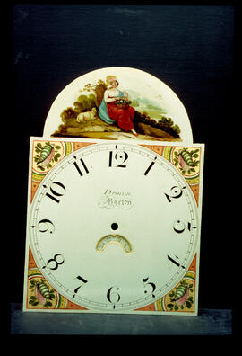 Walker & Hughes, Birmingham: Picture in arch dial, 1812–35 / Clockmaker: Samuel Deacon, Barton, 1771–1816