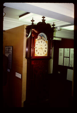 Samuel Baker, Birmingham: Arched with moon dial, 1823–50 / Clockmaker: William Green, Prescott, 1819–34