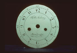 Walker & Hughes, Birmingham: Round dial, 1812–35 / Clockmaker: J. & R. Nelson,  Banbridge, 1825