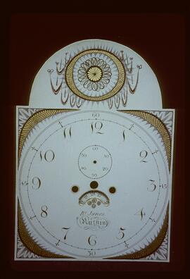 Walker (& Company?), Birmingham: Low oval in arch dial, 1812 / Clockmaker: Robert Jones, Ruthin, 1770–1820
