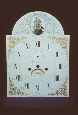 Wilson, Birmingham: High oval in arch dial, 1790 / Clockmaker: William Kyles, Waterford, 1790