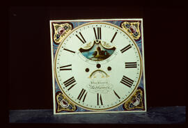 Foster, Manchester [?]: 12 o'clock moon dial / Clockmaker: T. Blackurst, Middlewich, 1857