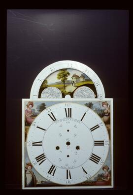 Beilby Hawthorne & Whitaker, Newcastle: Arched with moon dial / Clockmaker: Metcale & Nicholl, Halifax, c.1800