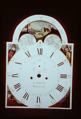 James Wilson, Birmingham: Arched with moon dial / Clockmaker: J.B. Booth, Manchester