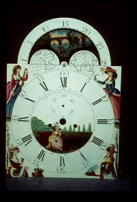 Unknown maker, Manchester: Arched with moon dial / Clockmaker: J. & R. Buckley, Hartshead, 1790s