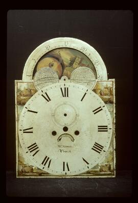 Edward Owen, Birmingham: Arched with moon dial, c.1820 / Clockmaker: William Green, Prescot, 1819–34