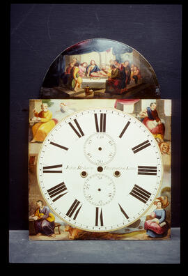 Unknown maker: Picture in arch dial / Clockmaker: John Robson, Easington Lane, 1834–58