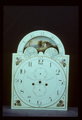 William Whittaker, Halifax: Arched with moon dial / Clockmaker: Richard Harrison, Ormskirk, 1790–1800