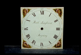Unknown maker: Square dial / Clockmaker: Richard Longhurst, Steyning, 1777–95