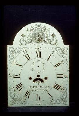 Thomas Osborne, Birmingham: High oval in arch dial, 1785–90/ Clockmaker: Ralph Hulse, Market Drayton, 1791