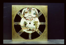 Unknown maker: 12 o'clock moon dial / Clockmaker: unmarked