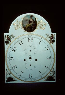 Francis Byrne, Birmingham: High oval in arch dial, c.1818 / Clockmaker: Thomas Healy, Burton-on-Trent, 1818