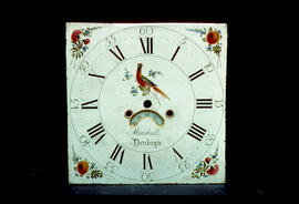James Wilson, Birmingham: Square dial, 1780 / Clockmaker: John Minshull, Denbigh, 1764