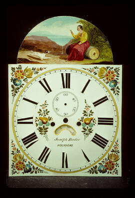 Unknown maker: Picture in arch dial / Clockmaker: Joseph Bader, Holyhead, 1848–74