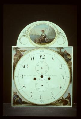 William Finnemore, Birmingham: Low oval in arch dial, c.1815 / Clockmaker: W. Edwards, Bishops Castle, 1776–1851