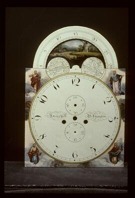 Eli Felton, Birmingham: Arched with moon dial, 1820s / Clockmaker: Samuel Underhill, Wolverhampton, 1828–35